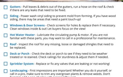 Your Home’s Spring Maintenance Checklist [INFOGRAPHIC]